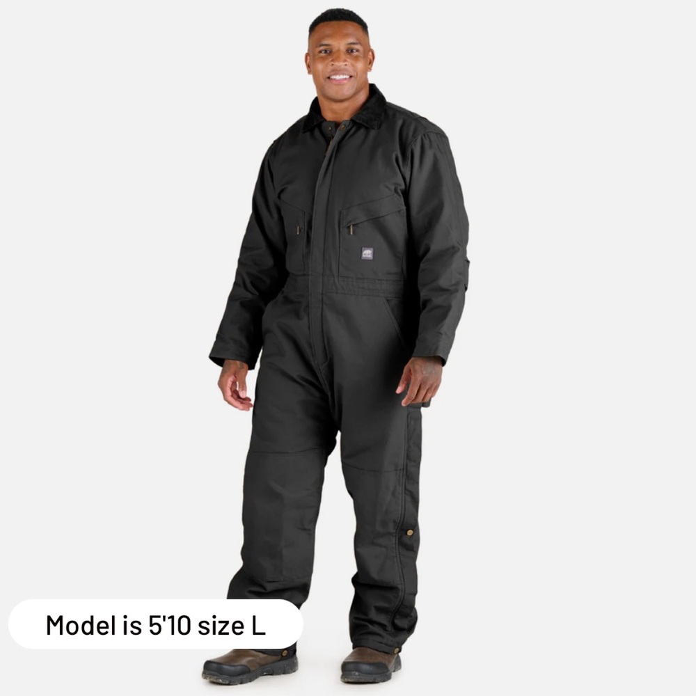Berne Heritage Duck Insulated Coverall L Short NWT